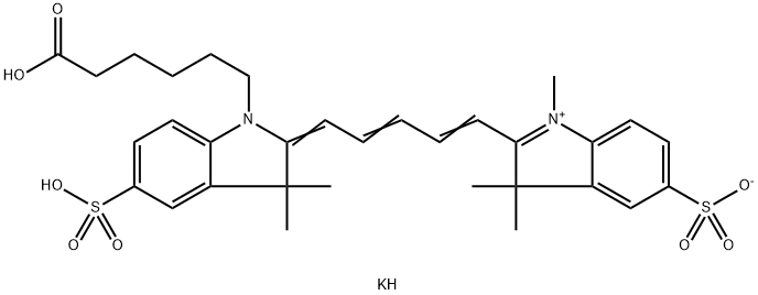 磺化CY5-羧酸 结构式