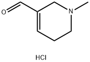 3-Pyridinecarboxaldehyde, 1,2,5,6-tetrahydro-1-methyl-, hydrochloride (1:1) 结构式