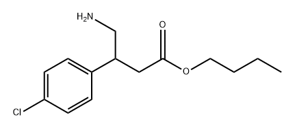 Baclofen Butyl Ester 结构式