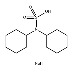 Sulfamic acid, N,N-dicyclohexyl-, sodium salt (1:1) 结构式