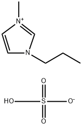 1-丙基-3-甲基咪唑硫酸氢盐 结构式