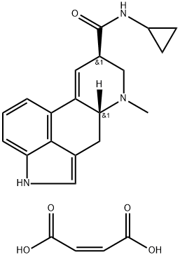 Lysergamide, N-cyclopropyl-, maleate (6CI) 结构式