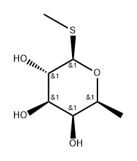 .beta.-L-Galactopyranoside, methyl 6-deoxy-1-thio- 结构式