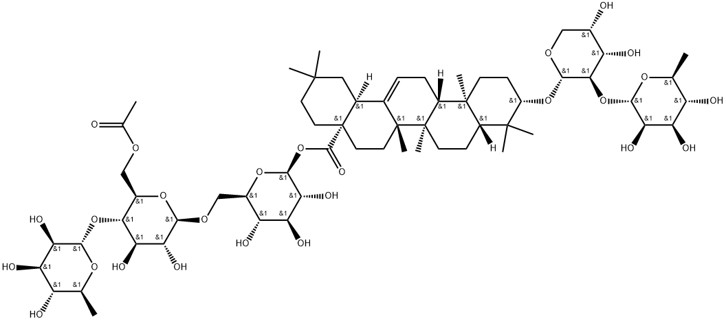 刺五加皂苷C4 结构式