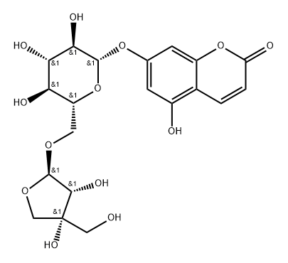 5-Hydroxy Apiosylskimmin 结构式