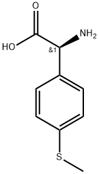 Benzeneacetic acid, α-amino-4-(methylthio)-, (S)- (9CI) 结构式