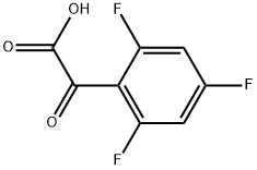 2-oxo-2-(2,4,6-trifluorophenyl)acetic acid 结构式