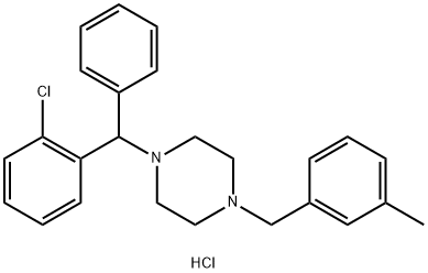 Meclizine Ortho Chloro Isomer bishydrochloride salt 结构式