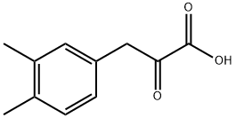 3-(3,4-二甲基苯基)-2-氧代丙酸 结构式