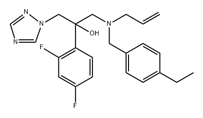 CytochroMe P450 14a-deMethylase inhibitor 1M 结构式