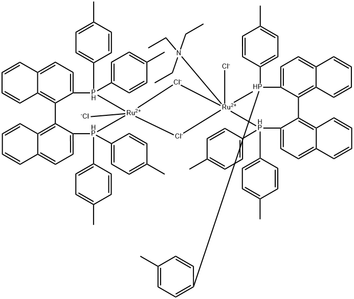RU(OAC)2[(S)-TOLBINAP 结构式