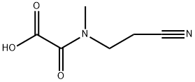 (2-氰乙基)(甲基)氨基甲酰基]甲酸 结构式