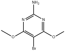 5-溴-4,6-二甲氧基嘧啶-2-胺 结构式