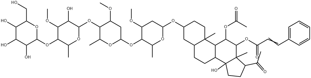 牛奶藤糖苷A0 结构式