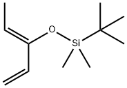 (Z)-叔丁基二甲基(五-1,3-二烯-3-基氧基)硅烷 结构式