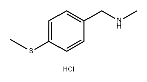 Benzenemethanamine, N-methyl-4-(methylthio)-, hydrochloride (1:1) 结构式