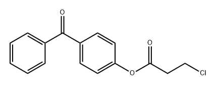 4-benzoylphenyl 3-chloropropanoate 结构式