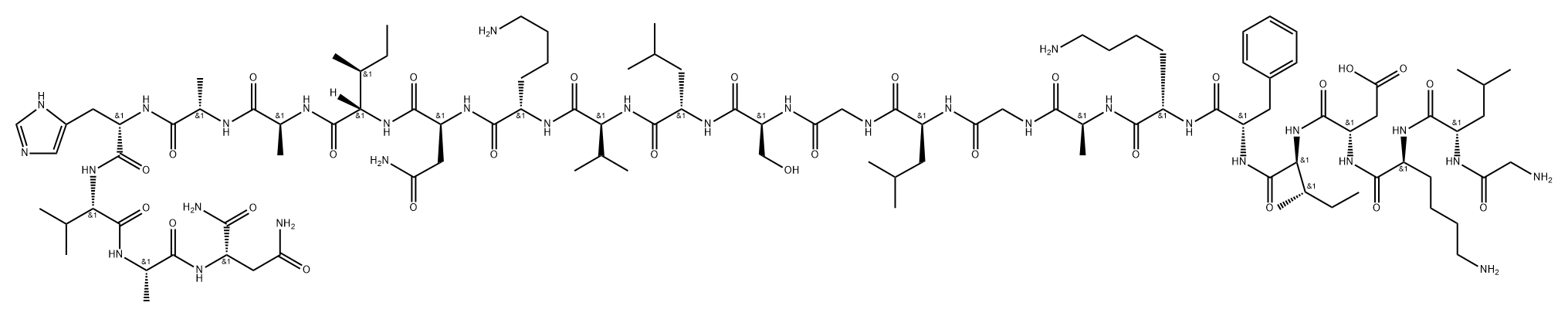 Alyteserin-1d 结构式