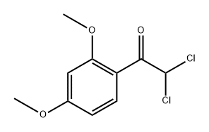 2,2-dichloro-1-(2,4-dimethoxyphenyl)ethanone 结构式
