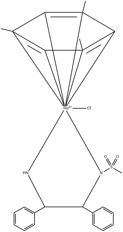 (R,R)-MsDpen均三甲苯氯化钌 结构式