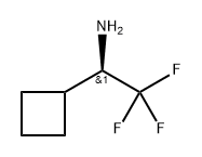 (R)-1-环丁基-2,2,2-三氟乙烷-1-胺 结构式