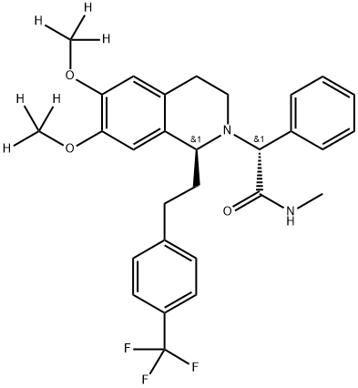 Almorexant-d6 结构式