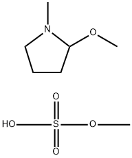 Sulfuric acid, monomethyl ester, compd. with 2-methoxy-1-methylpyrrolidine (1:1) 结构式