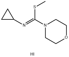 甲基N-环丙基吗啉-4-硫代碳二亚胺盐酸盐 结构式