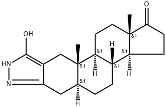 3'-Hydroxy-prostanozol-17-ketone 结构式