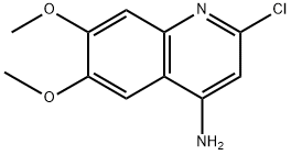 2-氯-6,7-二甲氧基喹啉-4-胺 结构式