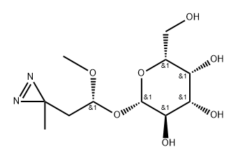 3-azi-1-methoxybutylgalactopyranoside 结构式