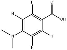 4-(Dimethylamino)benzoic-2,3,5,6-d4 Acid 结构式