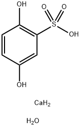 羟苯磺酸钙一水合物 结构式
