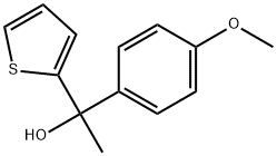 2-Thiophenemethanol, α-(4-methoxyphenyl)-α-methyl-, (+)- 结构式