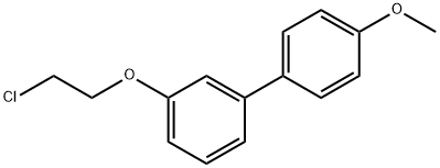 3-Chloro-2-ethoxy-4'-methoxy-1,1'-biphenyl 结构式
