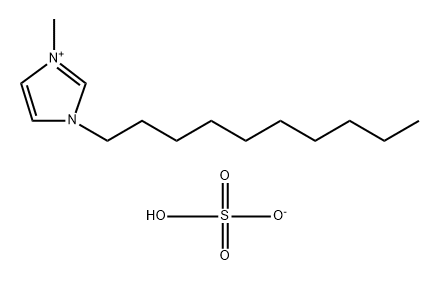 1-癸基-3- 甲基咪唑硫酸氢盐 结构式