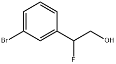 2-(3-bromophenyl)-2-fluoroethan-1-ol 结构式