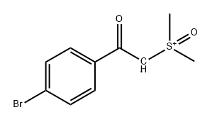 Sulfoxonium, [2-(4-bromophenyl)-2-oxoethyl]dimethyl-, inner salt 结构式