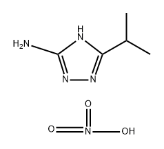 5-异丙基-1H-1,2,4-三唑-3(2H)-亚胺硝酸酯 结构式