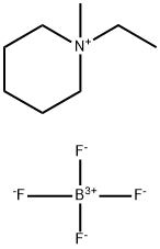 N-乙基-N-甲基哌啶四氟硼酸盐 结构式