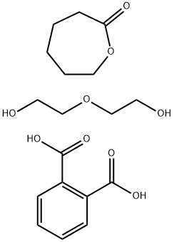 2-Oxepanone, homopolymer, oxydi-2,1-ethanediyl ester, bis(hydrogen 1,2-benzenedicarboxylate) 结构式