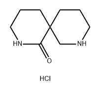 2,8-二氮杂螺[5.5]十一烷-1-酮盐酸盐 结构式