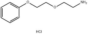 2-(2-苯氧基乙氧基)乙胺盐酸盐 结构式