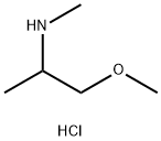 1-甲氧基-N-甲基丙-2-胺盐酸盐 结构式