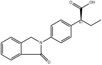 (S)-吲哚布芬 结构式