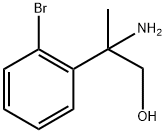 2-氨基-2-(2-溴苯基)丙-1-醇 结构式