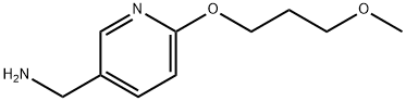 6-(3-Methoxypropoxy)-3-pyridinemethanamine 结构式