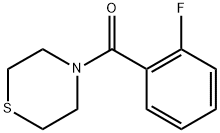 (2-Fluorophenyl)(thiomorpholino)methanone 结构式