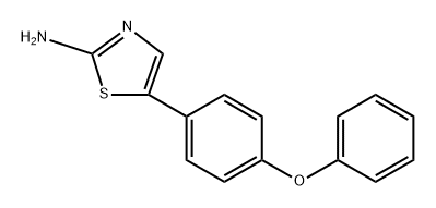 5-(4-Phenoxyphenyl)thiazol-2-amine 结构式