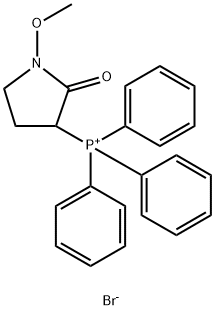 Phosphonium, (1-methoxy-2-oxo-3-pyrrolidinyl)triphenyl-, bromide (1:1) 结构式